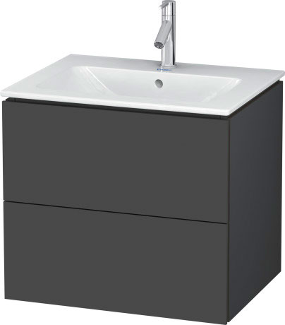 Тумба подвесная под раковину Duravit L-Cube LC624004949 графит матовый