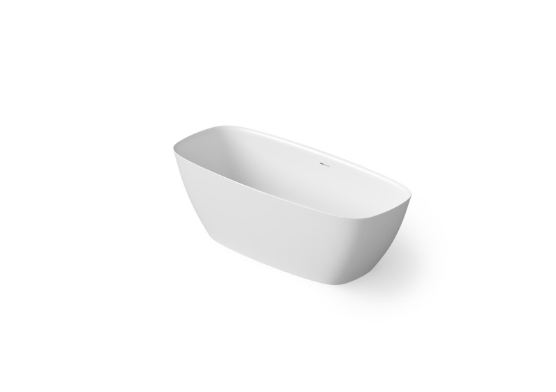 Ванна овальная отдельностоящая из композита DEA DESIGN EDGE DD8671 1700 18 1700 мм х 720 мм х 560 мм, с сифоном и донным клапаном, цвет Белый