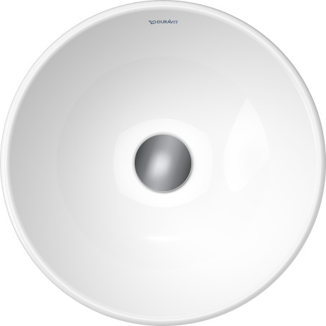 Раковина - чаша круглая Duravit D-Neo 2371400070 диаметр 400 мм, без перелива, без отверстия для смесителя, белая