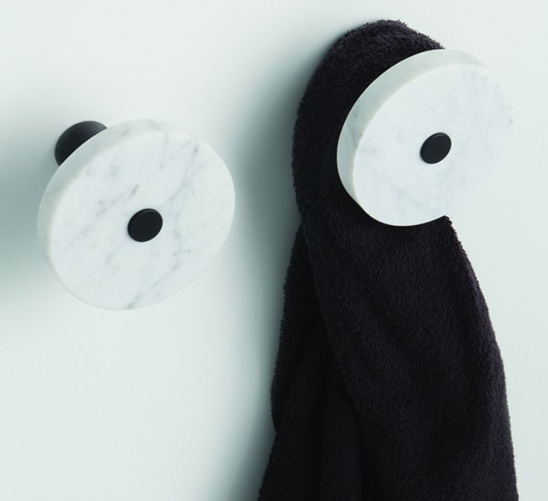 Крючок для полотенца BERTOCCI CARRARINO 124 4411 0800 110 мм, Nero/Чёрный матовый