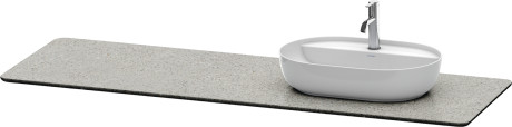 Столешница для раковины Duravit Luv LU9468R3333 кварцевый камень серый структурный