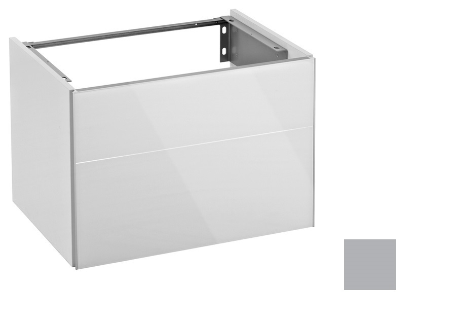 Тумба под умывальник Keuco Royal Reflex  34050 130000 корпус матовый лак/фасад стекло титан