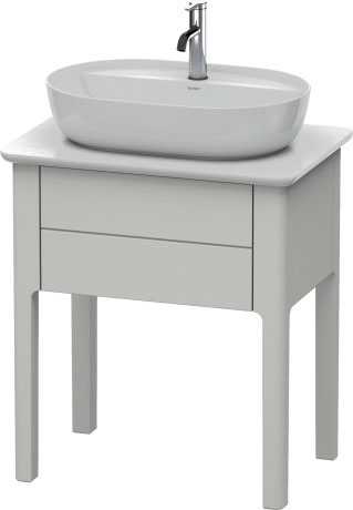 Тумба наольная под столешницу Duravit Luv LU956003939 скандинавский белый
