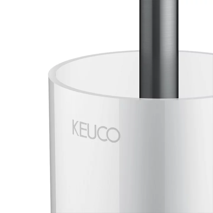 Туалетный ёршик KEUCO EDITION 11 11164 139000 Чёрный шлифованный хром