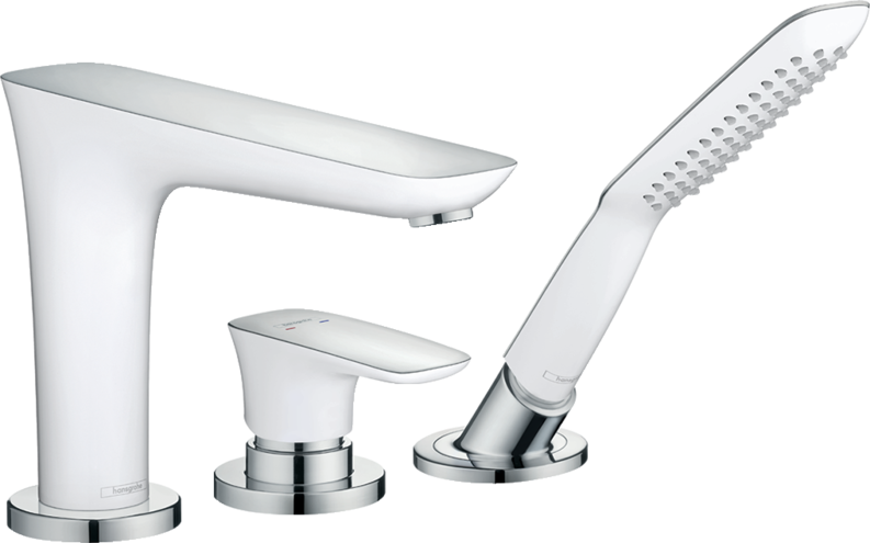 Смеситель на борт ванны Hansgrohe PuraVida 15432000 на 3 отверстия хром