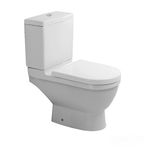 DURAVIT (Starck 3)Унитаз напольный 360х655мм, c покрытием HygieneGlaz, выпуск гориз., с крепежом, цвет белый