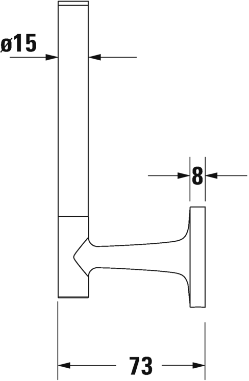 Держатель для запасных рулонов Duravit Starck T 0099391000 хром