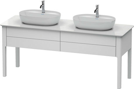 Тумба напольная под столешницу Duravit Luv LU9562B3636 белый
