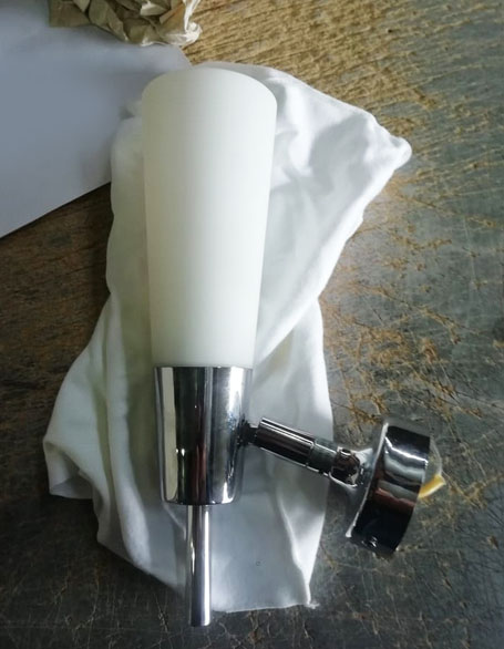 РАСПРОДАЖА Светильник настенный AXOR Terrano 41356000 в Хром ВЫСТАВОЧНЫЙ ОБРАЗЕЦ