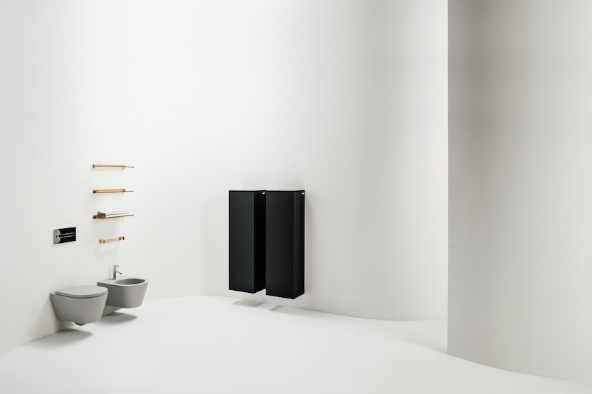 Сиденье с крышкой для унитаза Kartell by Laufen  8.9133.3.759.000.1 круглая форма, softclose, цвет серый матовый									
