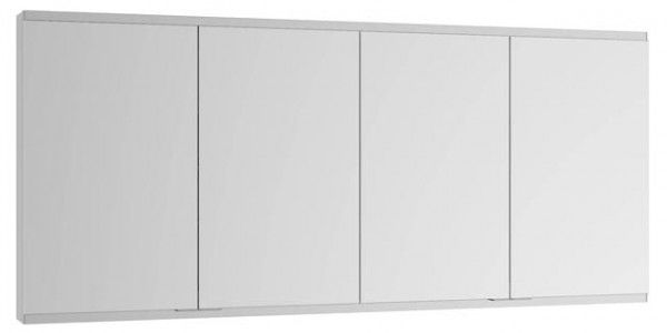 Зеркальный шкаф с подсветкой KEUCO Royal Modular 2.0 800410161000500 встраиваемый, с четырьмя дверцами, серебристый анодированный