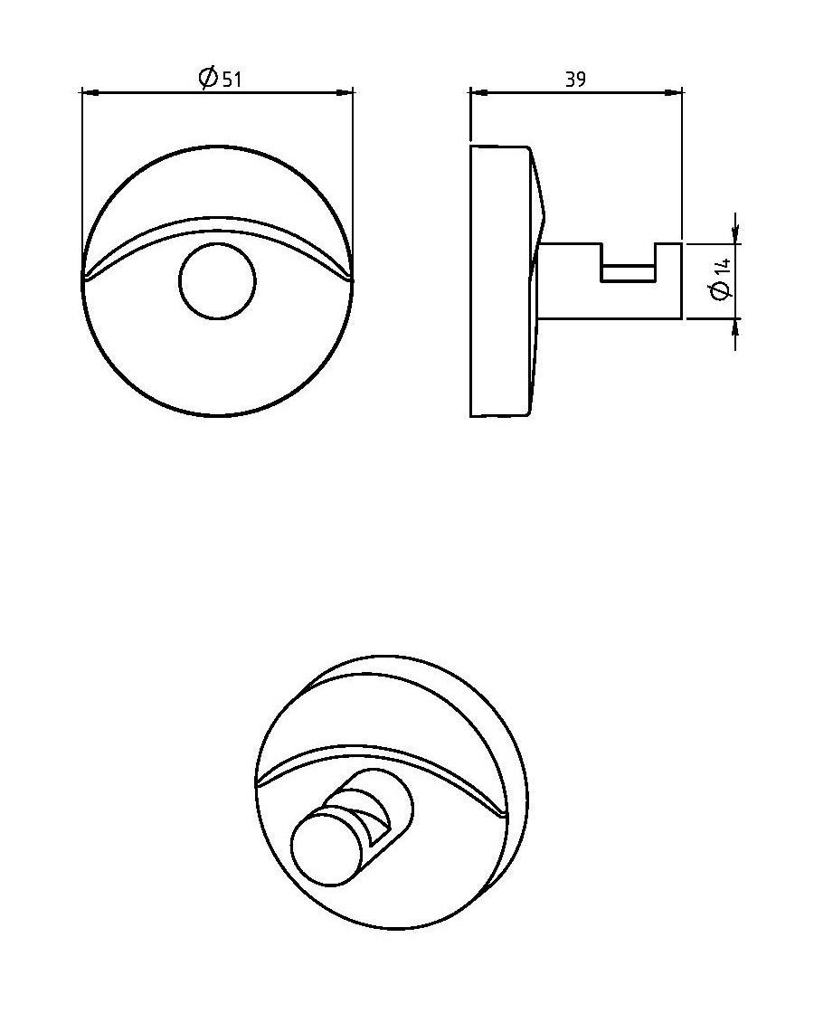 Крючок для полотенца Novaservis Metalia 11 0109.0 хром