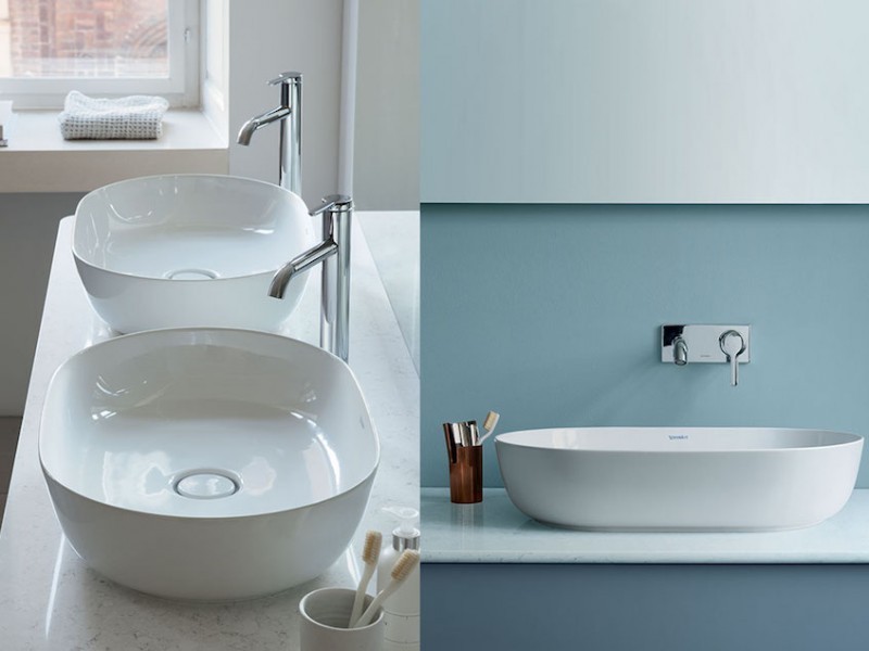 Столешница для раковины Duravit Luv LU9468L1717 кварцевый камень белый структурный