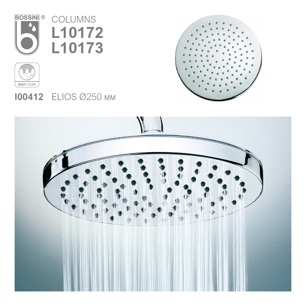 Душевая стойка Bossini Elios L10172.073 черный матовый