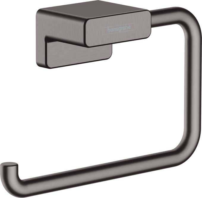 Держатель для туалетной бумаги открытый HANSGROHE AddStoris 41771340 Шлифованный чёрный хром