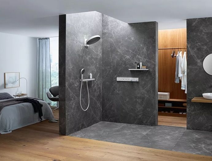 Полка для HANSGROHE Rainfinity 26844700 Белый матовый