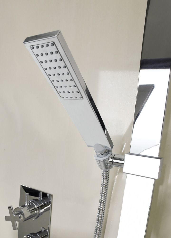 Напольный однорычажный смеситель для ванны BOSSINI GILLO Z00761.022 со шлангом и лейкой Flat-one, цвет Античная бронза