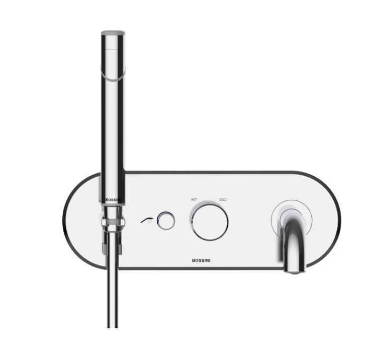 Скрытая часть смесителя для ванны из стены BOSSINI PLY Z00923000 цвет Бронза