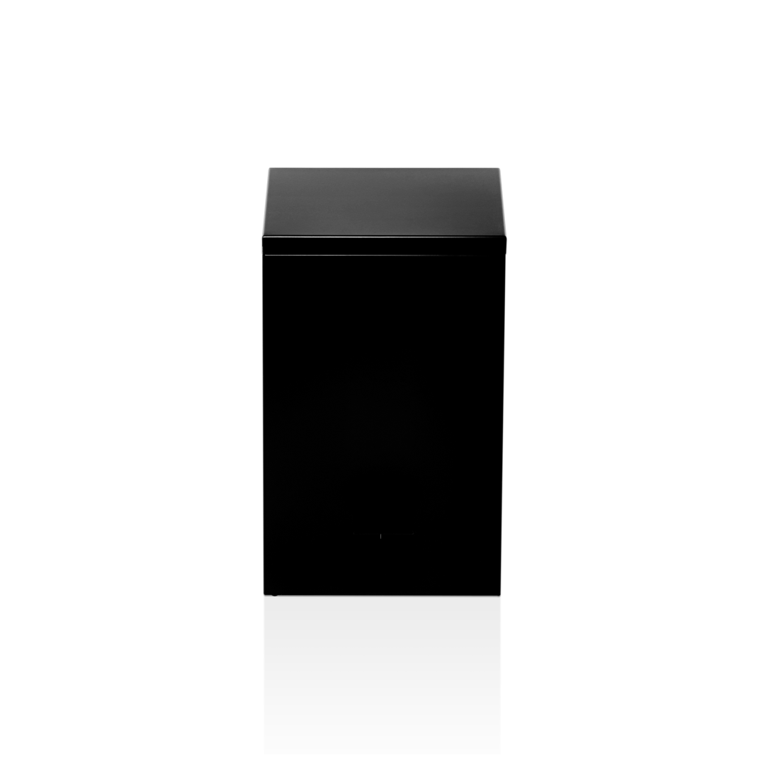 Ведро для мусора, с крышкой и педалью  DECORWALTHER Corner TE 70    0614570  32 X 20 X 20 см, 5 л, цвет сталь полированная