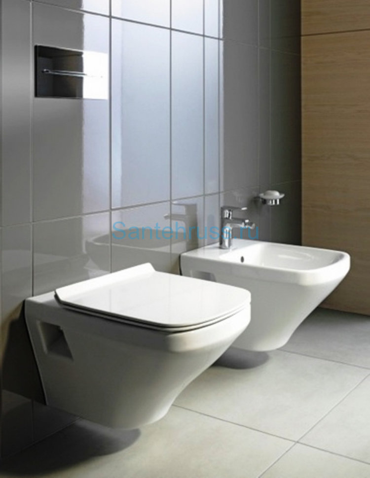 Унитаз подвесной Duravit DuraStyle Rimless 2538092000 с вертикальным смывом, без сидения, безободковый, с покрытием HygieneGlaze, белый 