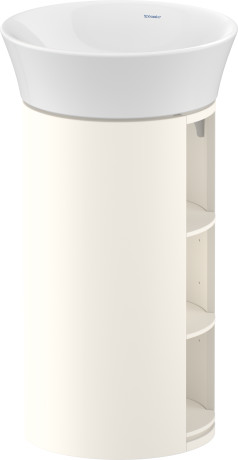 Тумба напольная DURAVIT White Tulip WT42390H4H4 750 мм х 410 мм, скандинавский белый глянцевый