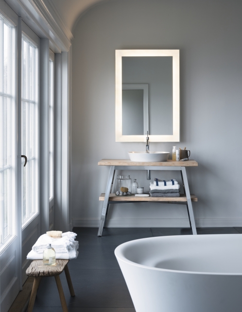 Зеркало с интегрированной подсветкой Duravit Cape Cod CC964300000 45х90 см
