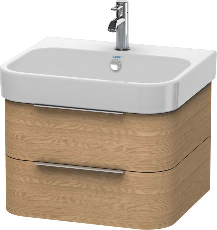 Тумба подвесная под раковину Duravit Happy D.2 H2636305252 дуб европейский (изделие снято с производства)