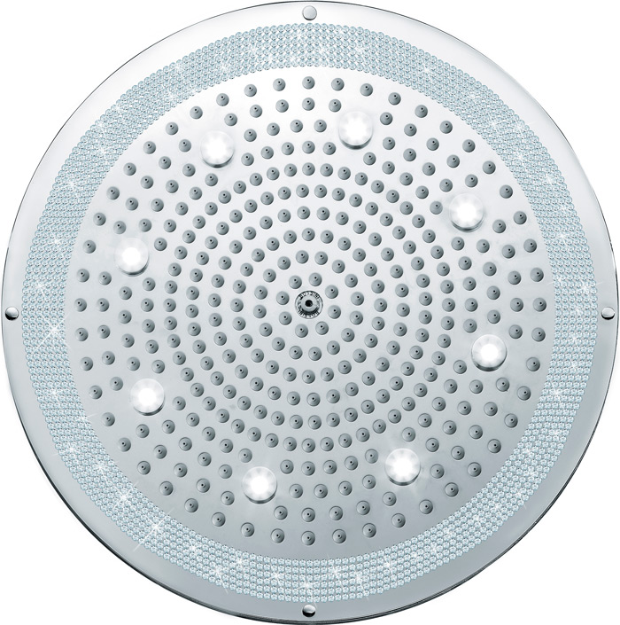 Верхний душ Bossini Dream Oki H37454 Хром с LED подсветкой