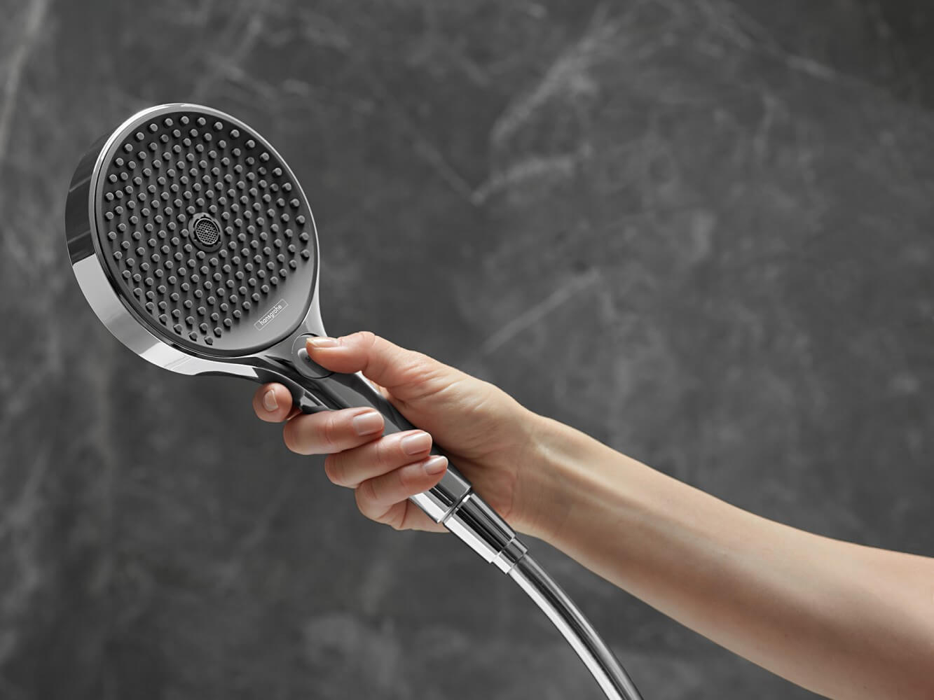 Душевой набор Hansgrohe Rainfinity Porter 130 3jet 26852000 с держателем и шлангом 125 см, Хром