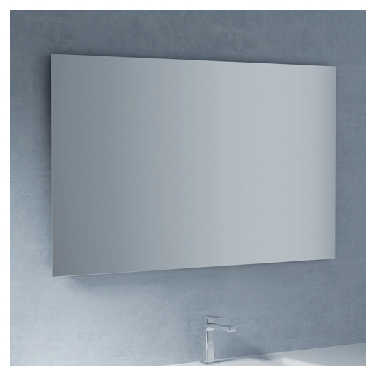 Зеркало прямоугольное для ванной комнаты BMT IKON 801 404 140 01    1400х729х30 мм, серый
