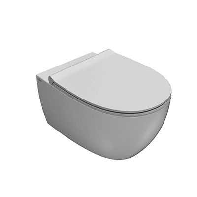 Сиденье для унитаза GLOBO 4ALL MDR20BI 450 мм х 360 мм, съёмное, с Soft-Close, белый глянцевый