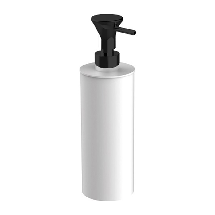 Дозатор настольный для жидкого мыла CISAL Vita VI09061040 цвет Белый/Чёрный матовый