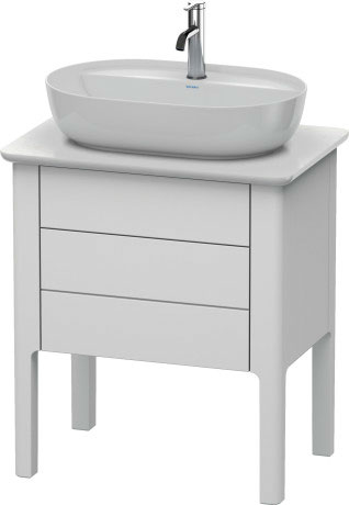 Тумба напольная под столешницу Duravit Luv LU956503636 белый