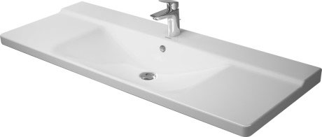 Раковина подвесная Duravit P3 comforts 2332120000 125х49см (изделие снято с производства)