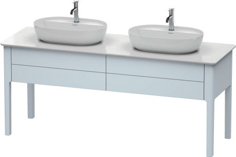 Тумба напольная под столешницу Duravit Luv LU9562B9797 светло-голубой (изделие снято с производства)