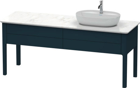 Тумба напольная под столешницу Duravit Luv LU9563R9898 темно-синий