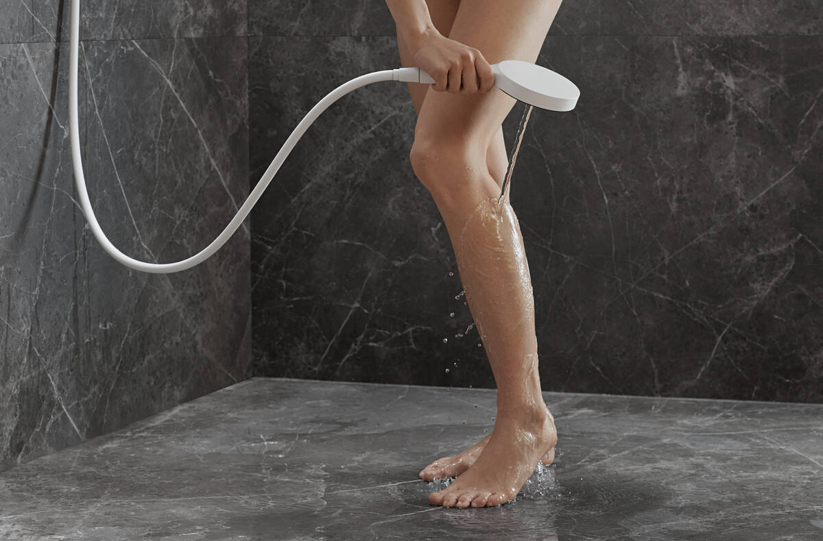 Ручной душ HANSGROHE Rainfinity 130 3jet 26864670 Чёрный матовый