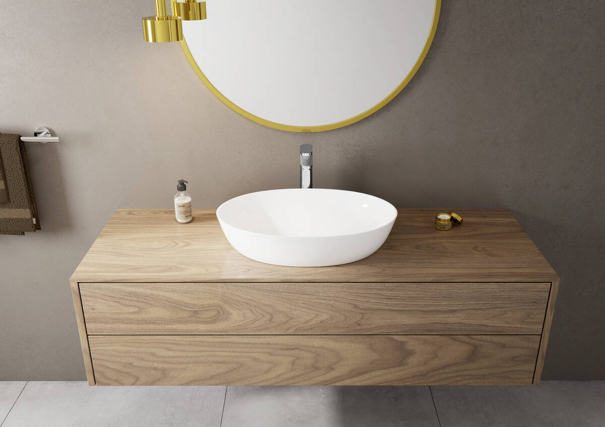 Смеситель для раковины HANSGROHE Vernis Blend 71552670 190 мм, со сливным гарнитуром, матовый чёрный