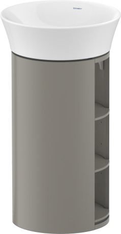 Тумба напольная DURAVIT White Tulip WT423909292 750 мм х 410 мм, каменно-серый шелковисто-матовый