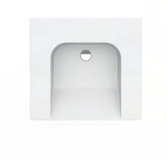 Раковина подвесная GSI COMMUNITY 7634011 600 мм х 550 мм, с 1 намеченным отверстием под смеситель, без перелива, без крепежа, белая глянцевая