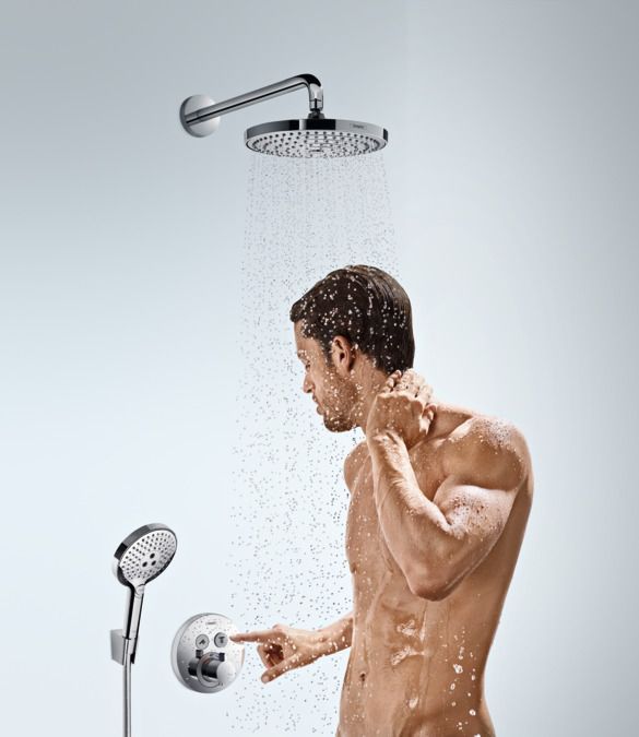 Термостат Hansgrohe ShowerSelect S 15743000 для 2 потребителей хром