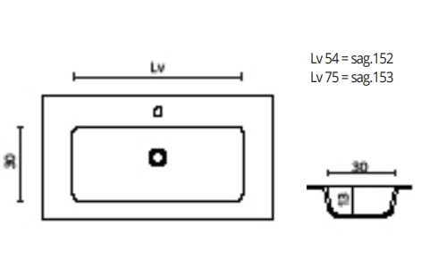 Раковина со столешницей встраиваемая сверху BMT BLUES 4.0 801 811 140 01.4 HZ   1400х10х504 мм, с отверстием под смеситель, без перелива, Satin Snow Glass