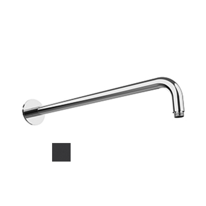 Держатель настенный для верхнего душа ALMAR Universal E021115.MB 420 мм, с круглым отражателем, цвет Чёрный матовый