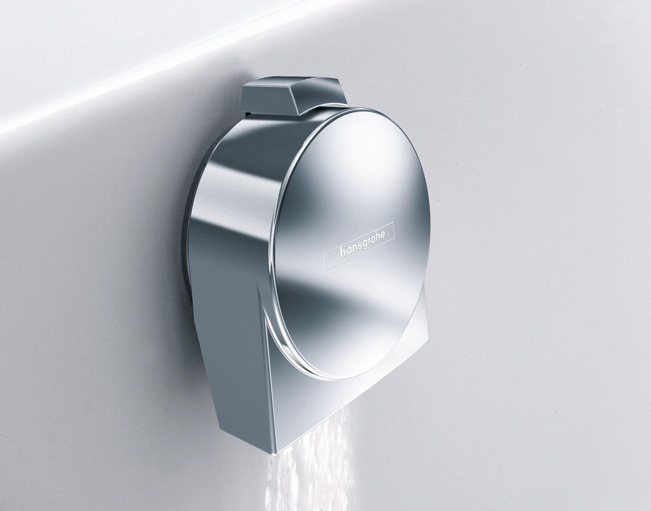 Внешняя часть излива на ванну с набором для слива и перелива Hansgrohe Exafill 58127000 хром
