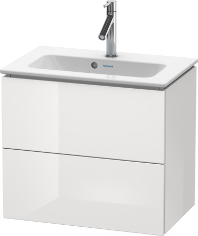 Тумба подвесная под раковину Duravit L-Cube LC625602222 белый глянцевый