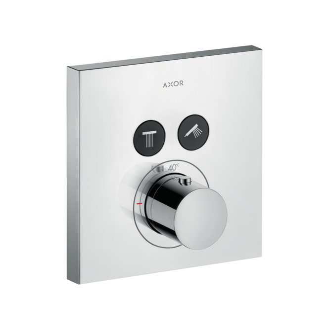 Термостат для 2 потребителей AXOR ShowerSelect 36715000 Хром