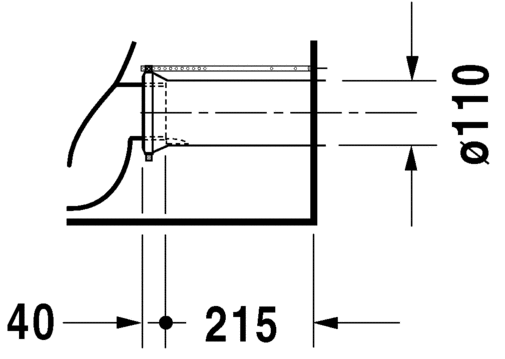 Напольный комбинированный унитаз Duravit D-Code 21180900002 белый