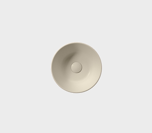 Донный клапан с открытым сливом GSI SPARES PVC08 для раковин без перелива, цвет Creta Matte