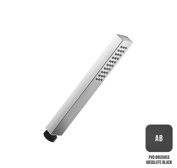 Ручной душ прямоугольный ALMAR HAND SHOWERS E082094.AB из латуни, цвет Absolute Black