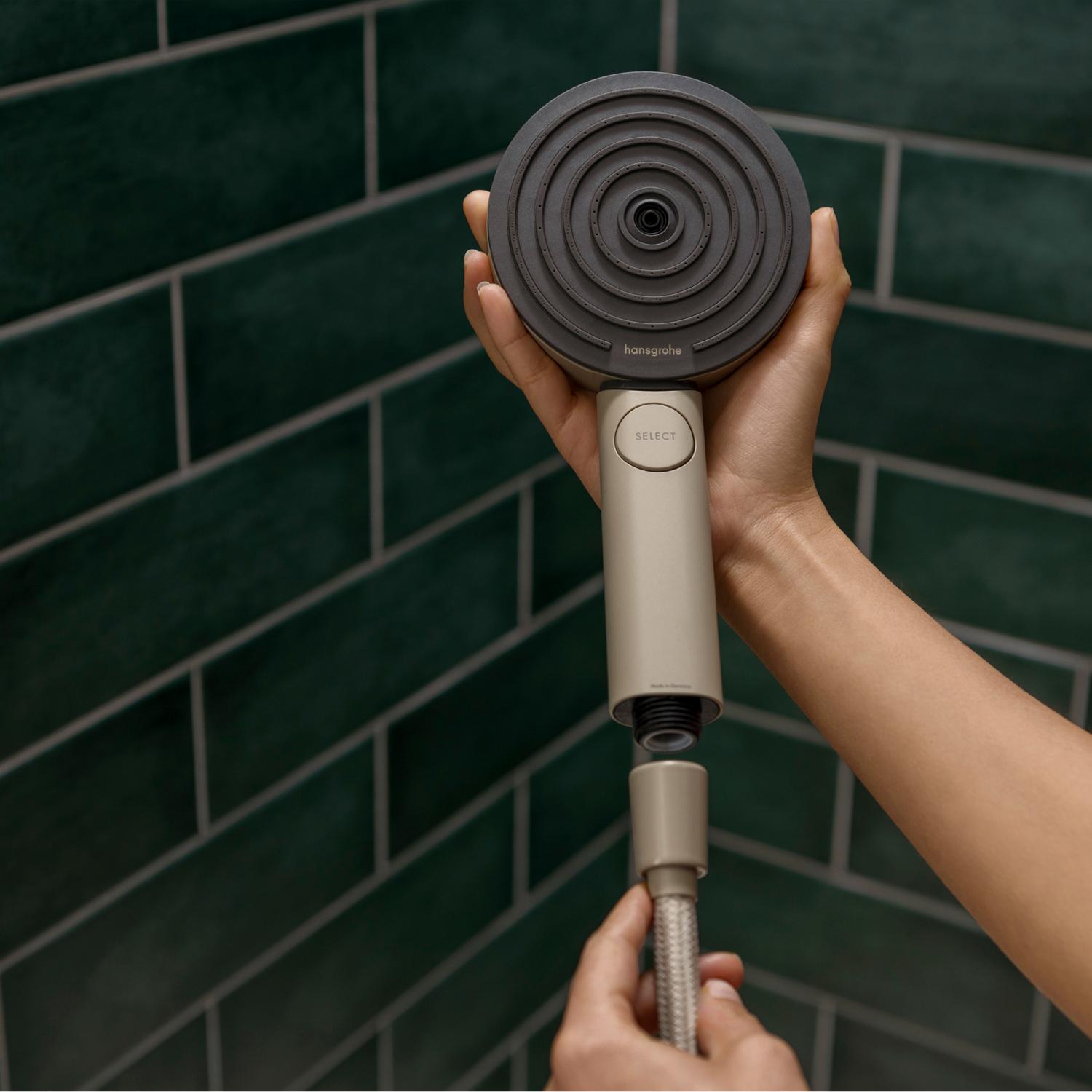 Ручной душ HANSGROHE Pulsify Select Planet Edition 26077210 150 3jet Relaxation EcoSmart+, цвет Песок